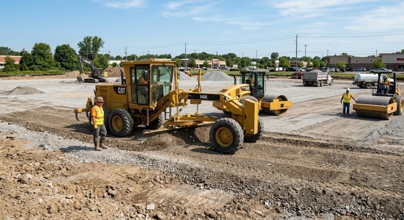 Parking Lot Gravel Repair in Woodstock, GA