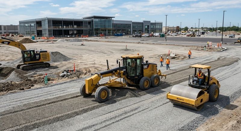 Parking Lot Gravel Repair in Buford, GA